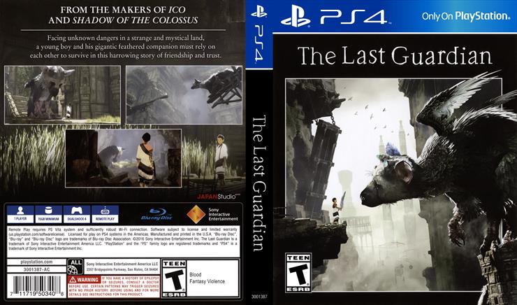  Covers PS4 - The Last Guardian PS4 - Cover.jpg